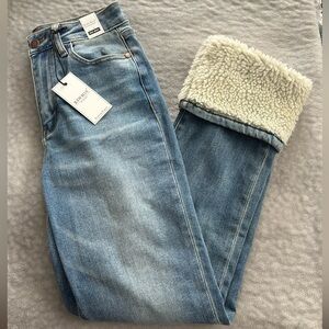 Judy Blue Shearling Cuff Jeans
